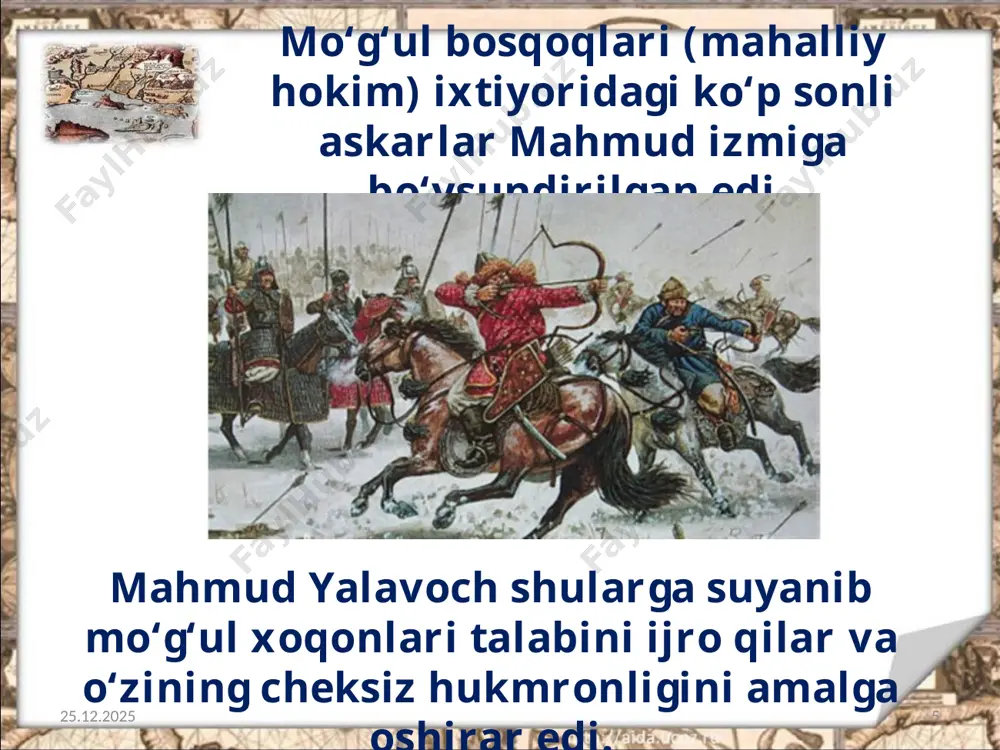 chig‘atoy ulusining tashkil topishi. 7 - sinf - Page 5