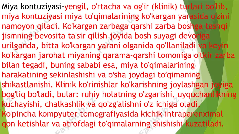 mahalliy miya jarohatlanish jarayonida tafakkurning buzilishi - Page 5