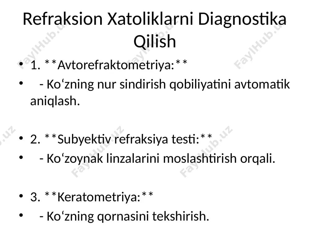 refraksiyani zamonaviy korreksiyalash va davolash usullari - Page 4