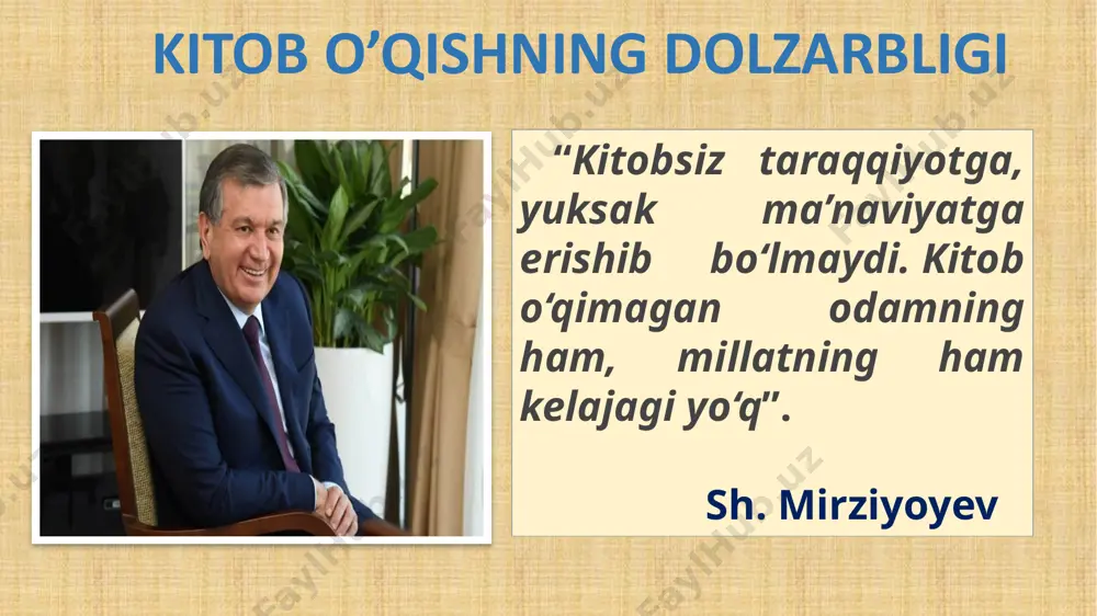 n. 19 yoshida ixtiyoriy ravishda nemis armiyasiga chaqirilgan va g`arbiy frontga yuborilgan. nima sababdan hozirgi yoshlar juda g'alati? tarixdan nafratlanasiz, bugunni mensimaysiz, kelajakka esa befarqsiz. bu oxir-oqibat yaxshilikka olib kelmaydi. men asarni sizga ham tavsiya qilaman chunki… do’stga sadoqat. vatanga muhabbat. chidamli va bardoshli har bir kursant kitobni o‘qish davomida ushbu tuyg‘ularni yuragining tub-tubiga joylaydi. mening sevimli kitobim annotatsiya asar insonni sabr toqatli bo’lishga chorlaydi kitob yigit kishi uchun matonat yo’lini ko’rsatadi asar muallifi olimjon hayit 1965 yil 15 sentyabrda farg‘ona viloyatining buvayda tumanida tavallud topgan. 1996 yili toshkent davlat universitetining o‘zbek filologiyasi fakultetini tamomlagan. “sog‘inch” she’riy to‘plami, “killer”, “yollanma qotil”, “tiriklay ko‘milgan yigit”, “ajdaho changalida” detektiv qissalari kitob holida nashr qilingan. asar bosh qahramoni yoxud madali bahrom ibragimov bu asarda dunyoni muqarrar halokatdan asrashda jonbozlik ko’rsatgan razvedkachilar shu jumladan bahrom ibragimovning timsoli gavdalantiriladi. nima uchun tavsiya etaman? inson asardan qiyinchiliklarni yengishni haqiqiy josus qanday hislatlarga ega bolishini o’rganadi vatanga …
