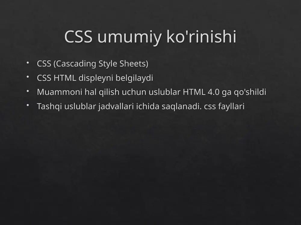 css ga kirish - Page 4