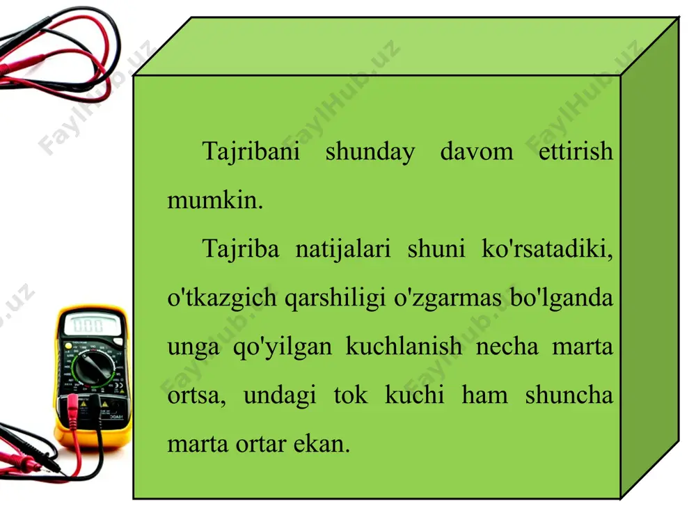 zanjirning bir qismi uchun om qonuni 8 - sinf - Page 4
