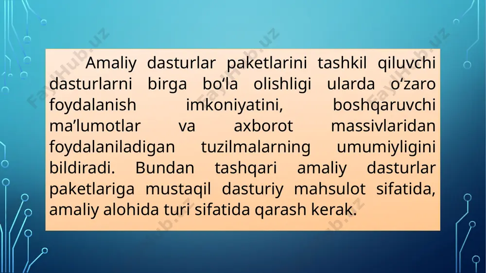 open office amaliy dasturlar paketi imkoniyatlari - Page 4