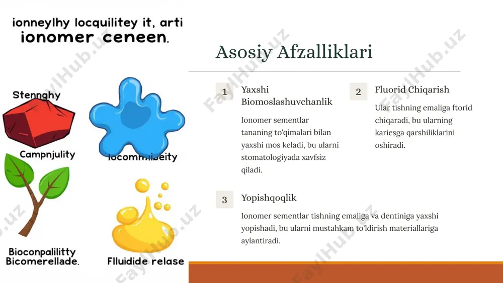 shisha ionomer sementlar xususiyatlari qo'llanilishi - Page 5