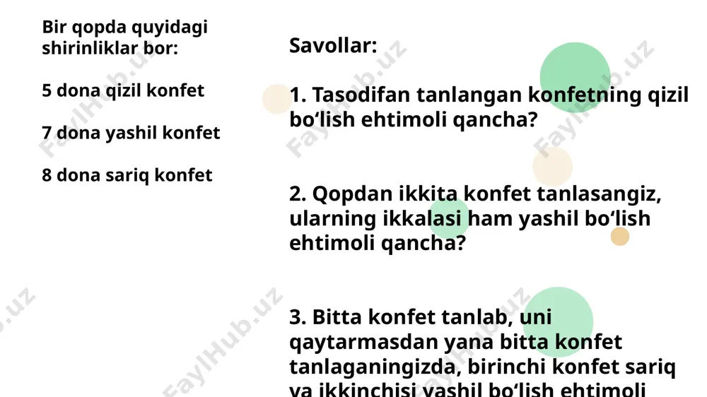 timss xalqaro baholash dasturida ma’lumotlar va ehtimollik mazmun sohasiga oid topshiriqlar tuzish - Page 4