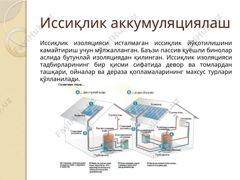 қуёш иситиш ва совутиш қurilmalari - Page 5