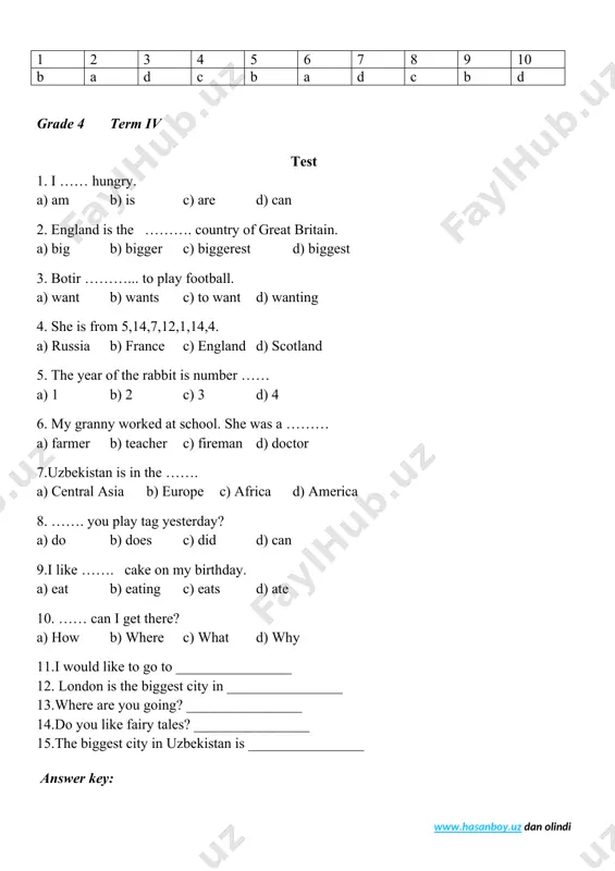 grade 4 term ii test - Page 4