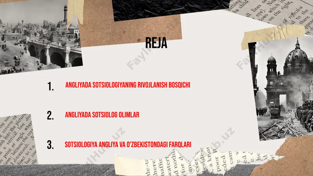 zamonaviy bosqichlari zamonaviy sotsiologiya 21-asrda globalizatsiya, texnologik innovatsiyalar va yangi metodologiyalarga asoslanadi. ulrich beck va anthony giddens kabi olimlar xavflar va shaxs-ijtimoqaro aloqalarni o'rganmoqda. katta ma'lumotlar va kompyuter modelleme texnologiyalari sotsiologiyani kengaytirmoqda, inson hayoti va jamiyat rivojiga ta'sir qilmoqda. sotsiologiyaning asosiy vakillari herbert spencer evolyutsion fikrlari bilan tanilgan, jamiyatni biologik organizmga o'xshatib tushuntirgan. u ijtimoiy tartib va rivojlanishni o'rganishda muhim rol o'ynagan. emili durkhem ijtimoiy faktlar va qonunlarni o'rganishga asos solgan. uning nazariyasi jamiyatda tartib va barqarorlikni tushunishda muhim bo'lib, zamonaviy sotsiologiyaga ta'sir qilgan. max veber ijtimoiy harakatlar va haqiqatni anglashda sub'ektivlik muhimligini ta'kidlagan. uning yondashuvi zamonaviy sotsiologiya va ijtimoiy tadqiqotlarda keng qo'llaniladi. sotsiologiyaning kelajagi angliyada sotsiologiyaning kelajagi yangi texnologiyalar va ijtimoiy muammolar bilan chambarchas bog‘liq. sun’iy intellekt, katta ma’lumotlar va tarmoqlash texnologiyalari sotsiologik tadqiqotlarni yangi bosqichga olib chiqmoqda. bu innovatsiyalar yordamida jamiyatdagi o'zgarishlarni aniqroq tushunish va prognoz qilish mumkin bo‘lmoqda. kelajakda sotsiologiya ijtimoiy muammolarni hal qilishda muhim rol o‘ynaydi. …
