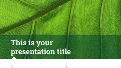 presentation design template — PPTX