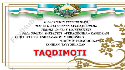 pedagogik qobiliyat — PPTX