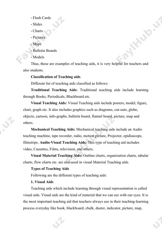 e: the ground substance is the substance that the student can see and touch. the student inspects and examines by touching and observing matter, which develops the students’ senses, as well as the development of his thinking, understanding and observing power. model: when the actual substance cannot be brought into the classroom or its size is so large or it is not available then teachers prepare its sample or model which is shown in the classroom so that the student can easily be explained. image: pictures affect students very much. students are lost in reality by seeing pictures, so teachers also present any story or science or any other subject related picture to the students so that they can be shown and explained. the things taught through the picture can be remembered by the students for a long time, as well as the pictures can be easily shown in the …