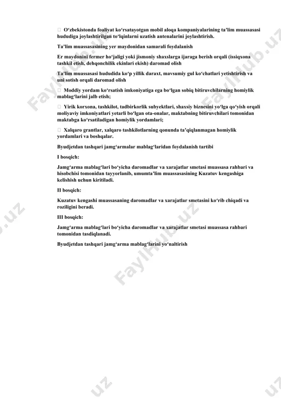budjet va budjetdan tashqari mablag‘ topish va rag‘batlantirish - Page 5