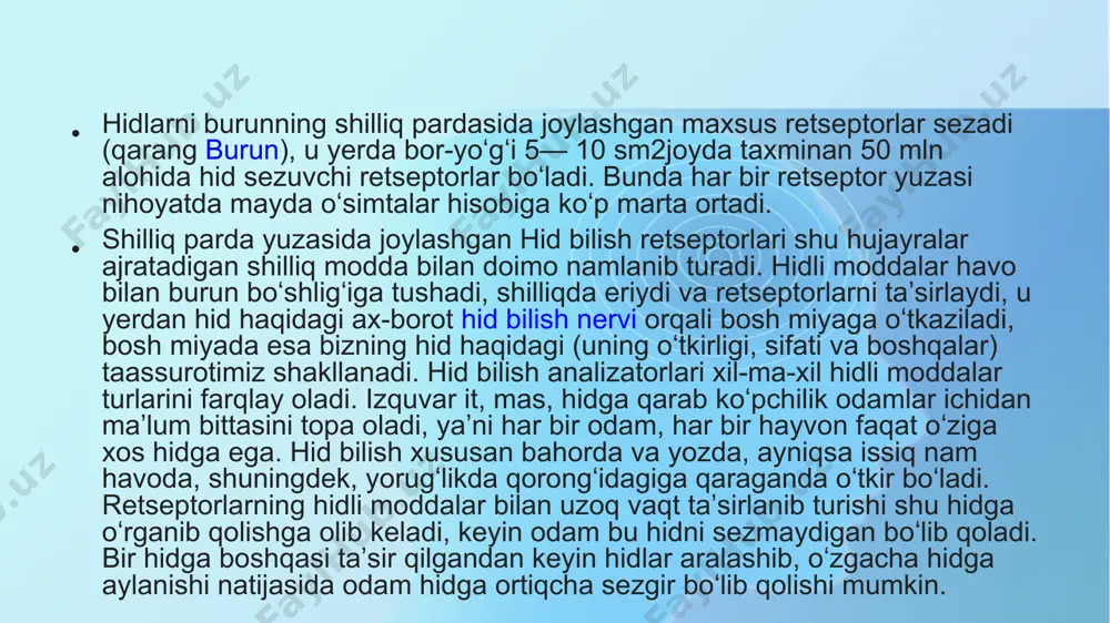 hid bilish organing tuzulishi va uning regeneratsiya qilish xususiyati - Page 4