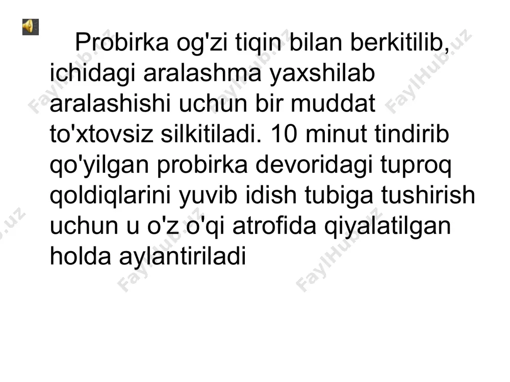 tuproqning suvli eritmasini tayyorlash va unda ishqor borligini aniqlash - Page 4