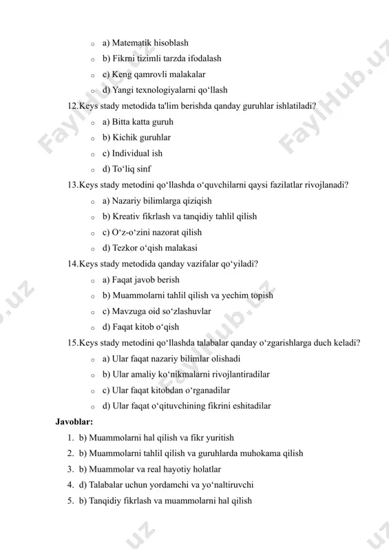 "o’qsillar mavzusini o‘qitishda «keys stady» metodidan foydalanish". - Page 4