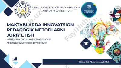 mavzuning dolzarbligi — PPTX