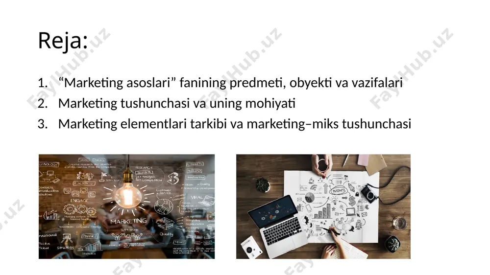 ababli zamonaviy marketing tizimining asosiy vazifasi – bu mijozlar uchun zarur bo‘lgan qiymatni (iste’mol qimmatini) yaratish va mijozlar bilan foydali bo‘lgan munosabatlarni shakllantirishdan iboratdir. tadbirkorlik faoliyatida qaror qabul qilish va uni ishlab chiqishda tadbirkorlikning samarali vositasi hamda asosi bo‘lib marketing hisoblanadi hamda tadbirkorlik faoliyatini boshqarish tizimida, uni tashkil etishda, rejalashtirish va nazorat qilishda muhim ahamiyat kasb etadi. 1.2. marketing tushunchasi va uning mohiyati «ay-si-ay» (imperial chemical industries) konserni boshqaruvi raisi djon harvi djons (john harvey-jones) tadbirkorlikda marketingni o‘rnini tavsiflab shunday deydi, ya’ni «marketing tadbirkorlikning tayanch omilidir. bu nafaqat yoqilg‘i, balki kema komandasidir». ay-si-ay (ici – imperial chemical industries) – kimyo va farmatsevtika sohasida dunyoga mashhur bo‘lgan britan konserni. ha, bu fikr juda chuqur ma’noga ega! jon harvi djons marketingning biznesdagi markaziy o‘rnini ta’kidlab, uni nafaqat yoqilg‘i (resurs), balki kema komandasi (boshqaruv tizimi) deb tasvirlagan. bu fikr nimani anglatadi? 🔹 marketing – biznesning asosiy harakatlantiruvchi kuchi. biznes faqat ishlab chiqarish yoki …