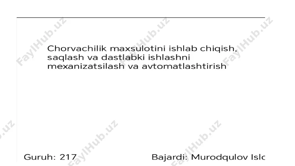 chorvachilik maxsuloti - Page 2