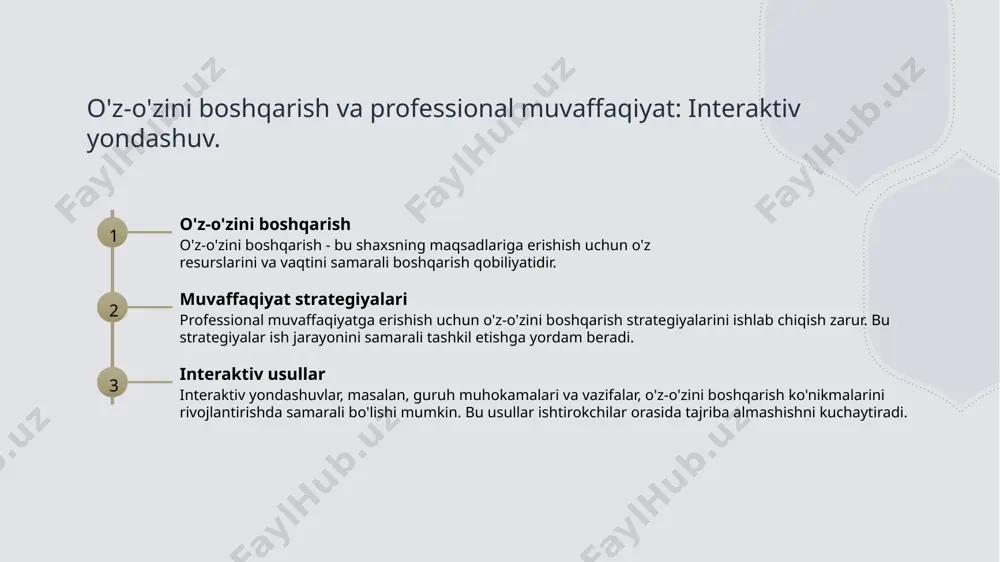 kasbiy tadbqiy jihatlarni o’zini boshqarish usullari - Page 5