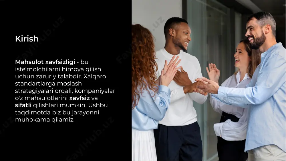 nning ajralmas qismidir. natijada, kompaniyalar xavfsiz va sifatli mahsulotlar taklif etishlari mumkin. xulosa