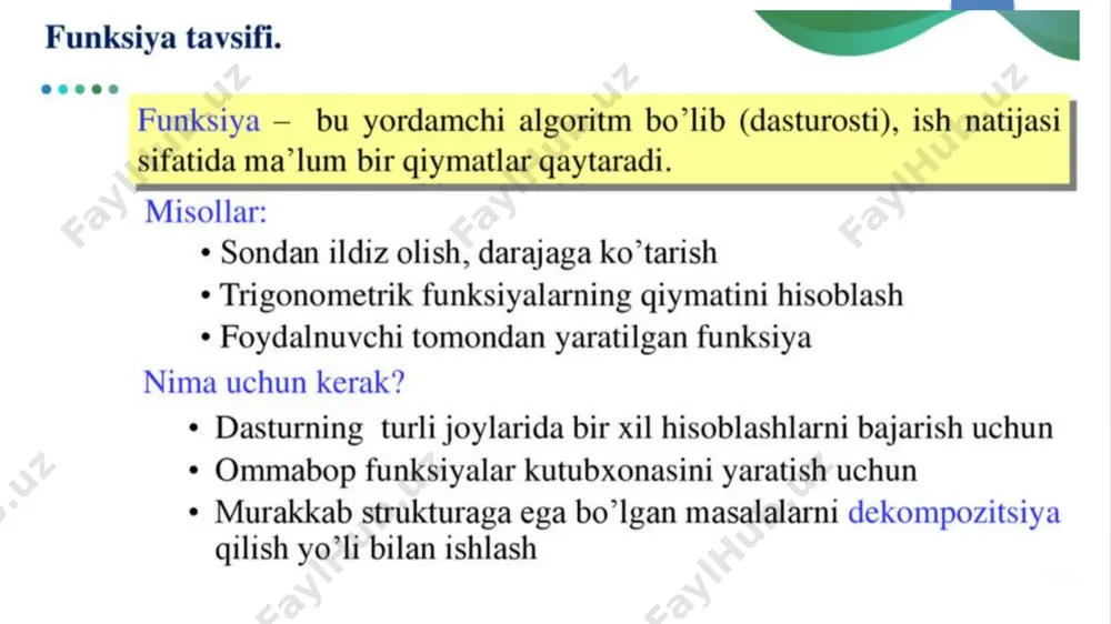 rekursiv funksiyalar - Page 3