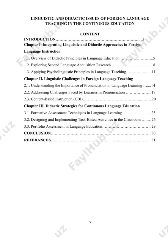 age learning. drawing upon theoretical perspectives such as constructivism and sociocultural theory, the coursework seeks to explore how learners construct knowledge and develop communicative competence in a foreign language context. additionally, the coursework is informed by current research in second language acquisition, which provides valuable insights into the cognitive, affective, and social factors that influence language learning outcomes. methodologically, the coursework employs a mixed-methods approach that combines qualitative and quantitative research methods. qualitative methods such as interviews, observations, and document analysis are utilized to explore participants' perceptions, experiences, and instructional practices. quantitative methods such as surveys and language proficiency tests are employed to gather empirical data on learners' language proficiency levels and learning outcomes. by triangulating multiple sources of data, the coursework seeks to provide a comprehensive understanding of linguistic and didactic issues in foreign language teaching in continuous education. in summary, this introductory part sets the stage for an …