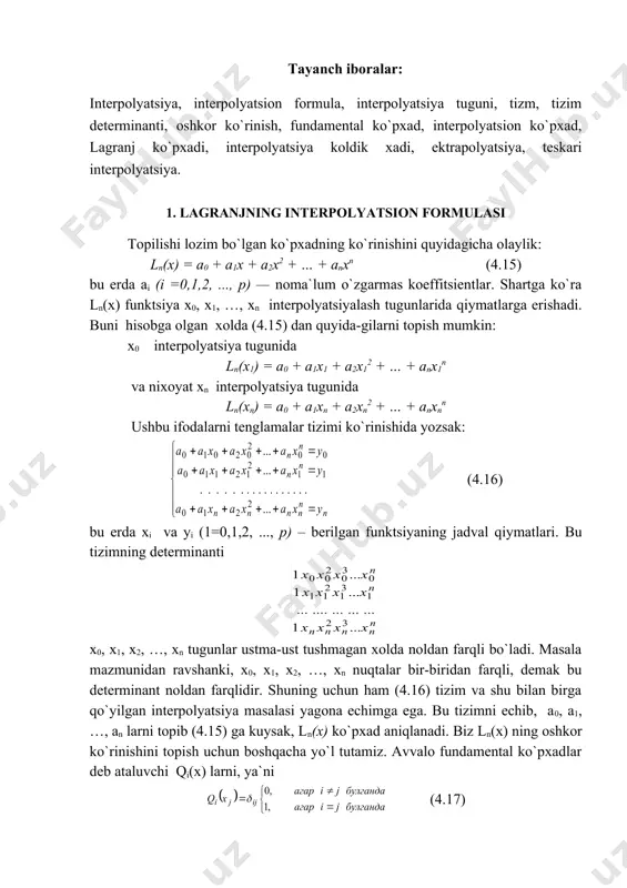 87 , 0 2 1 000200 , 0 003121 , 0 148809 , 0 3 + + × + - × - + + = q q q q q q x p ( ) 1 05 , 0 215 , 1 210 , 1 / 0 - = - = - = h x x q ( ) ( ) ( ) ( ) ( ) ( ) ( ) ( ) 097880 , 0 000095 , 0 ! 3 3 2 1 000837 , 0 2 2 1 007232 , 0 1 106044 , 0 210 , 1 = × - × - × - + + - × - × - + × - + » y 76 , 0 005 , 0 260 , 1 2638 , 1 4 = - = - = h x x q ( ) ( ) 1511007 , 0 0000535 …