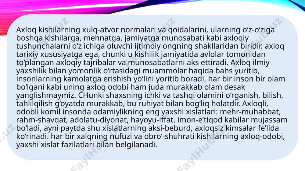a.sh. oila pedagogikasi. o‘quv qo‘ll. t.: “tdpu”, 2017 y. o‘.j.yo‘ldoshev, a.ziyayev, m.yusupov vb “umumiy pedagogika”. –t.: «fan va texnologiya», 2017 y. inomova m. farzand-nihol, ota-ona bog‘bon. t.: 1993 y. https://uzhurriyat.uz/2019/05/08/zamonaviy-o-zbek-oilasi-qanday-bo-lishi-kerak/ image3.jpeg image4.jpeg image5.jpeg image6.jpeg image7.jpeg image8.jpeg image9.jpeg image10.jpeg image11.jpeg image1.png /docprops/thumbnail.jpeg