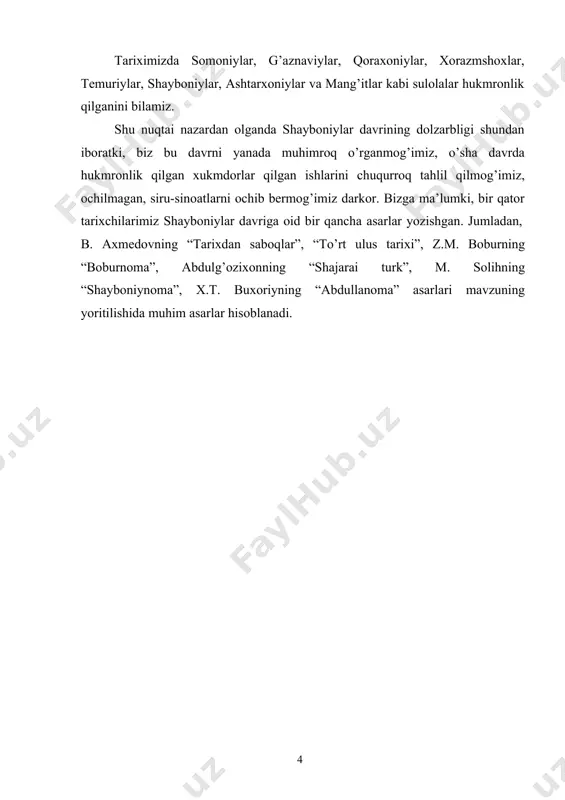 ga qaytib, qiyot, mang’it, qо’ng’irot, dо’rmon, qushchi, о’tarchi, nayman, tuboyi, toymas, jot, korlik, ushun, kurlovut, echki, tangut, va boshqa qabilalar tomonidan ham xon etib kо’tarildi. bunda abulxayrxonni 200 dan ortiq urug’ va qabila boshliqlari qо’llab quvvatladilar. 1428 -29 yillarda kо’chmanchi о’zbeklar janubi-g’arbiy sibirdagi tura shahrini qо’lga kiritdilar va bu shahar 1446 yilgacha abulxayrxon davlatining poytaxti bо’lib qoldi. abulxayrxonning bu muvaffaqiyati tezda butun dashti qipchokqa yoyildi va kо’pgina о’glonlar va sultonlar abulxayrxon hizmatiga о’ta boshladilar. 1428- 1431 yillar davomida olib borilgan kurashlar natijasida abulxayrxon ilgarigi shaybon ulusi yerlarini qaytadan birlashtirishga erishdi va о’z davlatini oltin о’rda (kо’k о’rda) dan mustaqil deb e’lon qildi. 1431-1432 yillarda abulxayrxon xorazm ustiga yurish qildi va uning shimoliy qismini temuriylardan tortib oldi. biroq, bu yerda vabo tarqalgach, xorazmni tashlab ketdi. biroq, manbalarda abulxayrxonning xorazmni tashlab ketishiga sabab shohrux tomonidan qо’shin yuborilishi va xojitarxon xoni orol dengizi atrofida qochib yurgan kichik muhammadning о’g’li maxmud va uning ukasi …