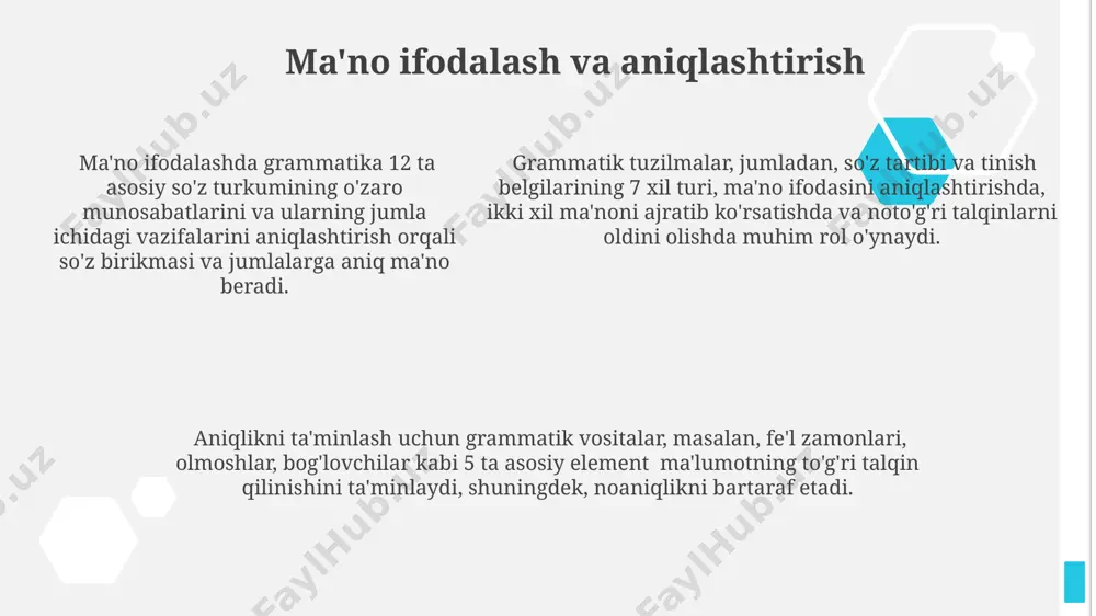 grammatikaning asosiy vazifalari - Page 5