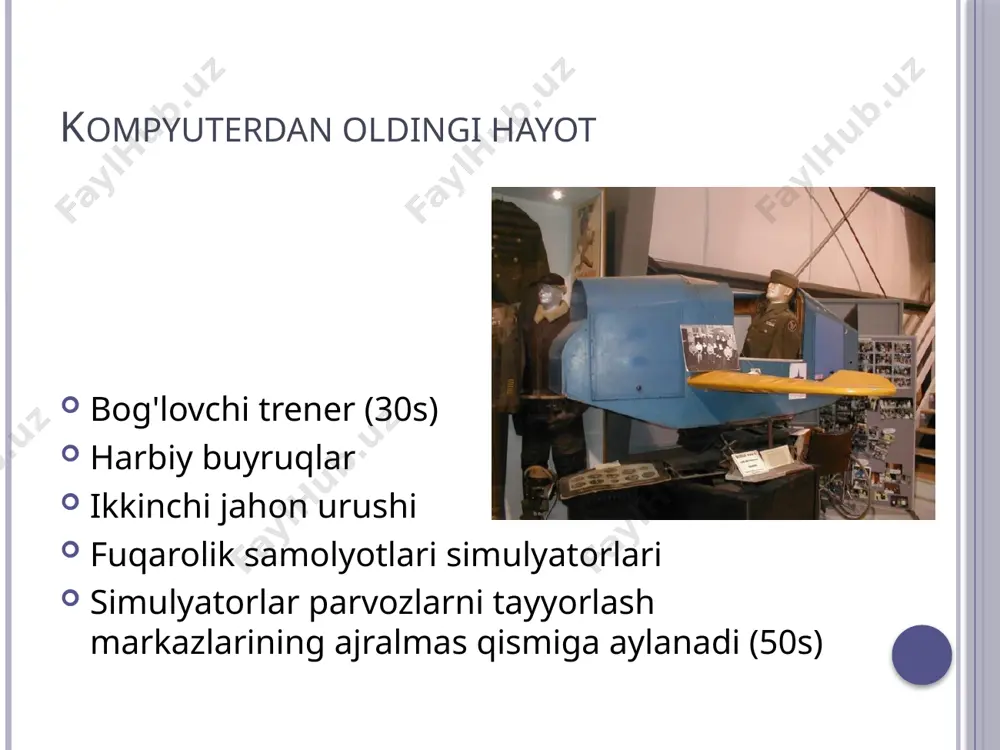 simulyatsion treningni rivojlanish tarixi - Page 4