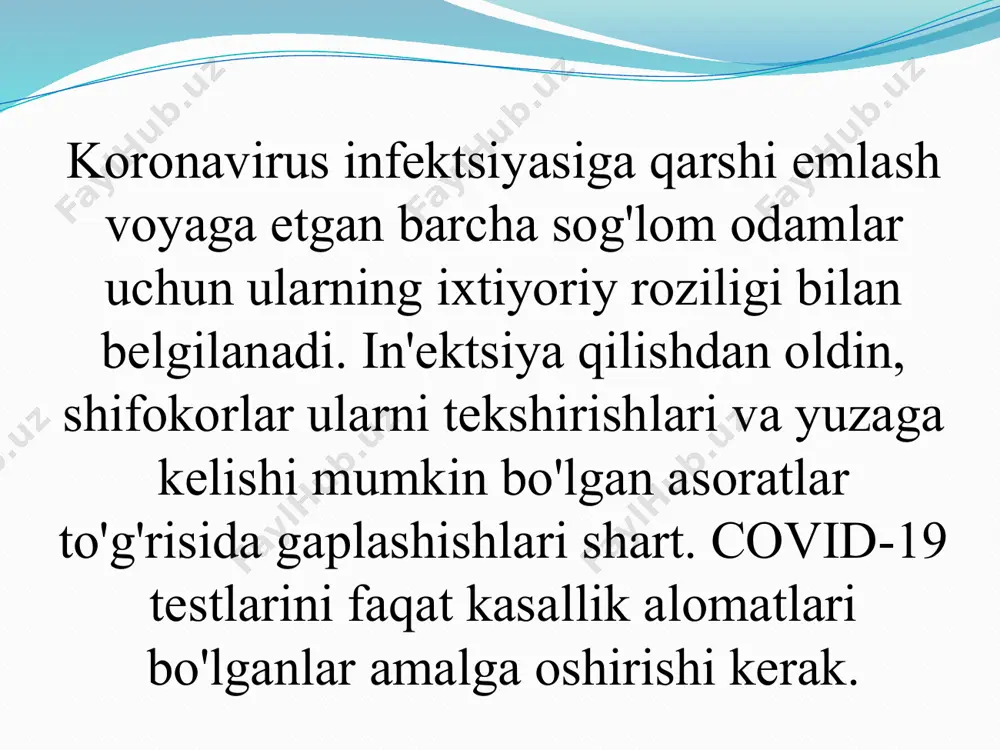 yalar, konvulsiv sindrom, harorat 40 darajadan yuqori bo'lsa - unda ikkinchi komponent unga berilmaydi. maxsus holatlar sog'liqni saqlash vazirligi koronavirusga qarshi emlashni "ehtiyotkorlik bilan" tavsiya etadigan bir qator kasalliklar mavjud: emlash bo'yicha yakuniy qarorni har bir aniq vaziyatda foyda va xatarlar balansini aniq baholagan holda shifokorlar qabul qilishi kerak. bunday retseptlar surunkali jigar va buyrak kasalliklari, epilepsiya va markaziy asab tizimining boshqa kasalliklari bilan bir qatorda yurak-qon tomir va endokrin tizimlarning ayrim kasalliklariga chalinganlarga tegishli – bularga qandli diabet, miokardit, o'tkir koronar sindrom va boshqalar kiradi.shuningdek, emlash autoimmun kasalliklarga chalingan va saraton kasalligi uchun xavfli bo'lishi mumkin. ushbu ogohlantirish preparatning bunday bemorlarga ta'siri haqida ma'lumot yetishmasligi tufayli amalga oshirildi. emlashdan oldin surtma topshirish kerakmi? emlashdan oldin koronavirus infektsiyasiga qarshi antitanachalar mavjudligini laboratoriya tekshiruvi shart emasligini ta'kidladi. ammo agar odam o'zi bunday sinovni o'tkazgan bo'lsa va u ijobiy bo'lib chiqsa, unga endi emlash kerak emas. ammo agar bemor so'nggi ikki hafta …