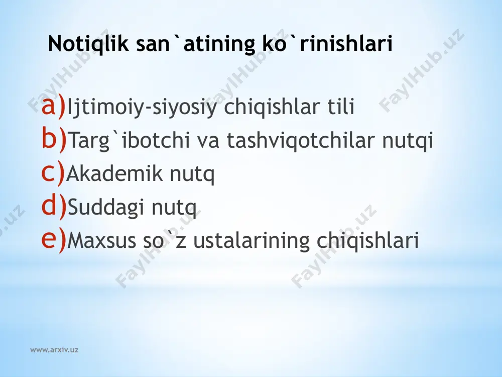 ommaviy nutq tayyorlash qoidalari - Page 4