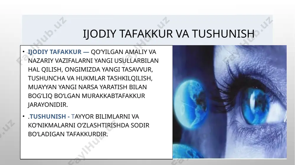 tafakkur nima va u qanday xususiyatlarga ega - Page 5