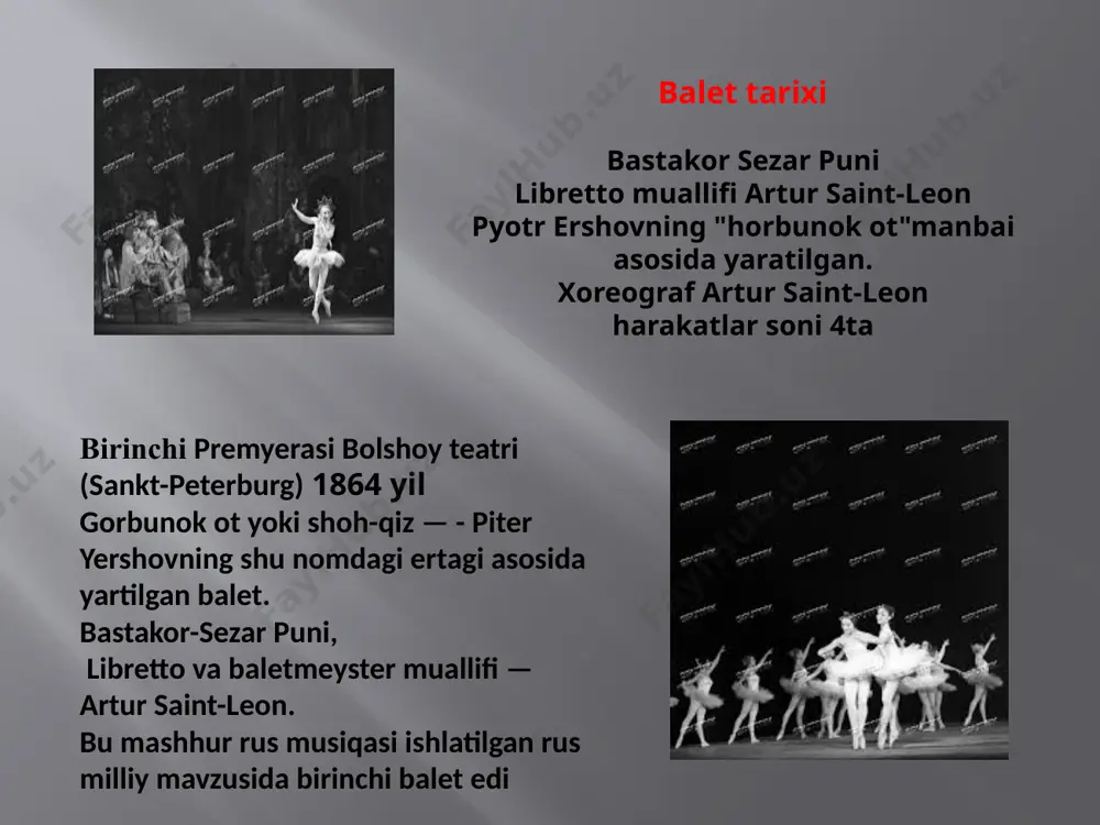 irodarlar jasorat uchun ichib, uxlab qolishadi.ivan barchaning uxlayotganlarni ko'rgach, u o'zini himoya qiladi. to'satdan bo'ron uchadi va ivan oldida mo’jiza marek paydo bo'ladi. u dumini ushlab, tepaga o'tiradi. marek, qanday harakat qilsa ham, qo’yilgan qopqondan qutila olmaydi. u ivandan uni ozod qilishni so'raydi va to'lovni va'da qiladi. ivan uni ozod qiladi. marek unga ikkita oltin otni va arshin quloqlari bilan kichik gorbunka otini beradi. osmon porlaydi. osmonda qushlar parvoz qilmoqda… ulardan biri qalamli patlarni tushirib qoldiradi. ivan yartirab turgan patlar uchun yuguradi va uni oladi danila va gavrila paydo bo'ladi. ular otlarni ko'rishadi va ularni ular bilan olib ketishadi — do'l poytaxtiga sotishadi. ivan qaytib keladi. qanday bo'lmasin, uning otini u bilan issiq-qush patlarini olib ketmaslik haqida ogohlantiradi, ivan quloq solmaydi. aynan usha kuni gabriel va danilla mo’jizaviy otlarni pullash istagida bozorga olib bormoqchi bo’lishadi.. biroq ivan bunga to’sqinlik qiladi.. otlarning yo'qolishini sezgan ivan achchiq qichqiradi. shu kuni bozorda shoh …