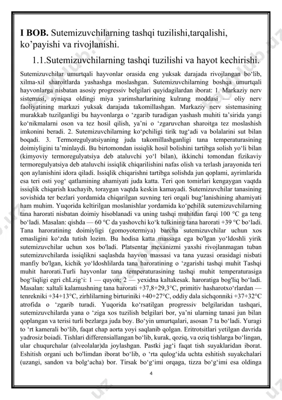 us bruijni) turining 3 ta kichik turi bor. proyexidna faqat yangi gvineyada uchraydi. proyexidna yer kavlashga m ohir darranda hisoblanadi. gavda uzunligi 80 sm bomib, terisi jun aralash 6—8 sm gacha bomgan o ‘tkir uchli ninalar bilan qoplangan, oyoqlari qisqa, lekin tirnoqlari kuchli rivojlangan, tumshugm uzun va shox qin bilan qoplangan. ingichka yopishqoq somak bilan qoplangan tili chuvalchangsim on uzun. yexidnalar uyada yashaydi, asosan chumolilar va term itlar bilan oziqlanadi, ogmrligi 10 kg gacha boradi. yexidnalar yerga 1 — 1,5 sm kattalikdagi 1 ta, ba’zan 2 ta tuxum qo‘yadi. ona organizm ida otalangan tuxum 16—27 kun rivojlanishi mumkin. tuxum qo‘yishdan oldin urg‘ochisining qorin tom onida teri xaltasi hosil bo‘ladi. urg‘ochisi tuxumini (yexidna) teri xaltasiga solib, rivojlanish davrini o ‘tkazadi. tuxum sariqligi hisobiga rivojlanadi va 10—11 kundan keyin tuxumdan bolasi chiqadi. xaltadagi harorat +33 +35°c b oiadi. yexidnalar tunda faol bomib, tog‘ va tekislikdagi sernam qalin butazorlarda yashaydi. yexidnalar tuxumidan chiqqan …