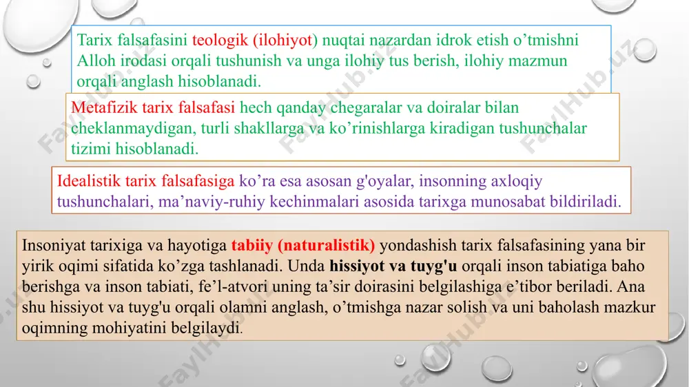 ardi. to’rtinchidan, masalaning falsafa bilan bog'liqligi shundaki, tarixiy haqiqat falsafiy tafakkur orqali tahlil qilinsa, o’quvchi fikrlashga o’rganadi. tarixni o’qish va tarixiy jarayonlarni o’rganish asnosvda uning mushohadasi kengayadi, dunyoqarashini o’zgartiradi, tafakkuri boyiydi. beshinchidan, tarixni jamiyatshunoslikdan alohida qilib, ajratib olib o’rganib bo’lmaydi yunonistonda tarix fani birdaniga vujudga kelgan emas. greklarning tasavvuricha tarix fan emas, balki san’atdan va pand nasihatdan iborat, shu sababli qadimgi greklar boshqa fanlar singari tarixning ham o’zmuzasi bor, bu muza kliodir (qadimgi yunon ... clio, "ulug'vorlik"). klio boshqa muzalar bilan bir qatorda sanatlar xudosi apolon ayonlari orasida bo’lgan, deb hisoblaganlar. greklar tarixiy voqealar to’g’risida chiroyli va pand – nasixatli hikoyani hammadan ko’proq qadirlaganlar. ular tarixning asosiy vazifasi pand – nasixatdan iborat deb hisoblaganlar. geradot–ilmiy tarixning yaratilishi geradotni biz tarixchi sifatida yaxshi bilamiz. uning to’qqiz tomli tarix asarining har biri yuz ellik va undan ortiq hikoya, rivoyat va o’ziga xos tarixiy novellalarni o’zichiga oladi. geradot asarlari plutarx, yustin ijodlariga ham …