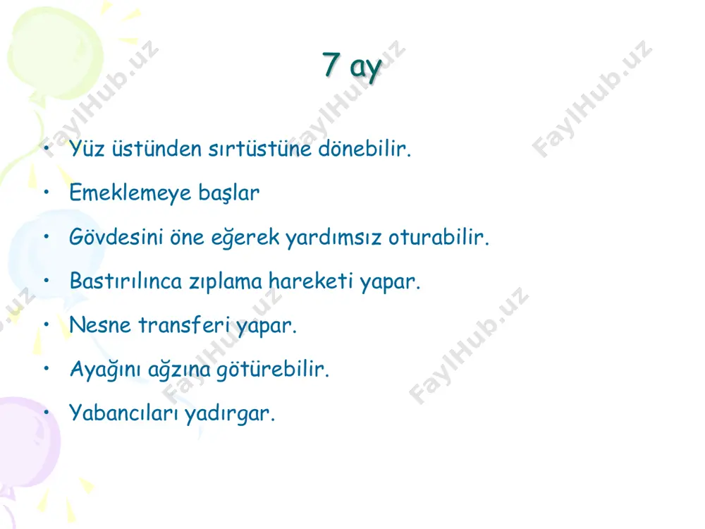 bebek gelişimi ve motor becerileri takvimi - Page 4