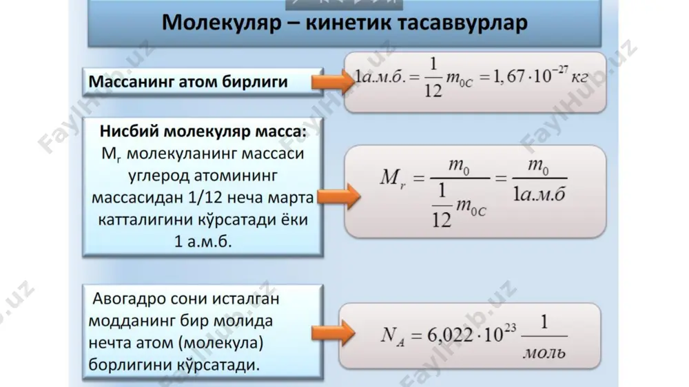 molekulyar kinetika nazariyasi asoslari - Page 3