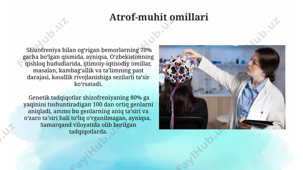 shizofreniya: bioximik va genetik omillar - Page 4