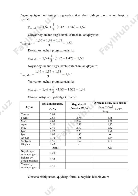 prognozlash usullari - Page 5