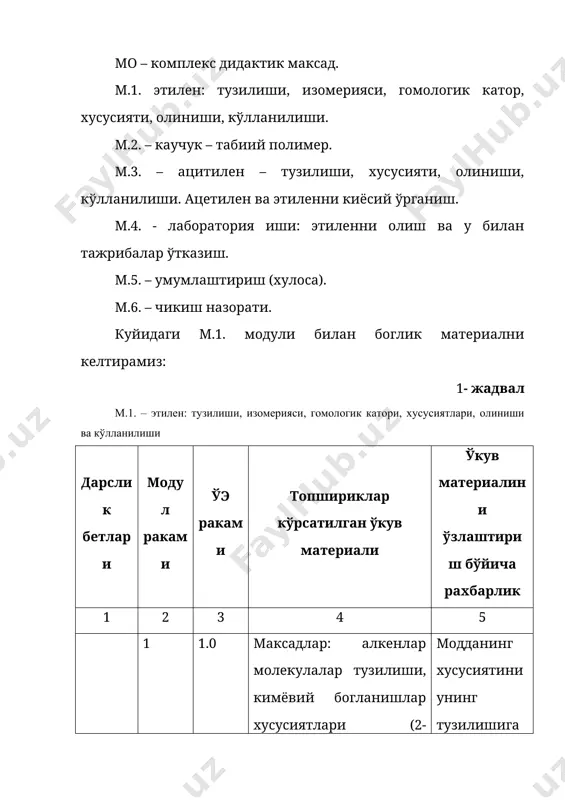 афакат огзаки, балки ёзма жавоблар-дан фойдала-нинг. бажарган ишингизни ясанг. 6 ўкитувчи тавсия этган топширикларни бажаринг модулли ўкитиш асосида умумдинамик принциплар хам факат модулли таълим технологияси учун характерли бўлган, ўзига хос дидактик принциплар ётади. модулли ўкитиш принциплари рахбарлик гояси, таълим жараёни катнашчилари фаолияти ва хатти-харакатининг асосий коидаси сифатида намоён бўлади. п.а.юцевицина модулли таълим технологияси принципларига куйидагиларни киритишни тавсия килади: - модуллилик принципи; - таълим мазмунидан алохида элементларни ажратиш; - динамиклик (ўзгарувчанлик); - билимлар ва уларнинг тизимларини таъсирчанлиги ва оперативлиги; - мосланувчанлик; - истикболни англаш; - паритетлик (бароварлик). хозир мазкур принципларнинг айримларини мохиятини карашга ўтамиз. 1. модуллилик принципи, модулли таълимнинг ўзига хослиги, унинг мазмуни, ташкилий шакллари ва методлари каби аспектларида намоён килади. мазкур принципга мувофик, ўкитиш функционал тугун – модуллар асосида ташкил килиниб, уларнинг хар бири аник дидактик максадларга эришишга мўлжалланган блок-модул ичида ўкув материалини ўкув элементлари кўринишида курилади. блок модуллардан предмет бўйича ўкув курси яратилади. блок-модуллар ичидаги элементлар ўзаро богланган ва …