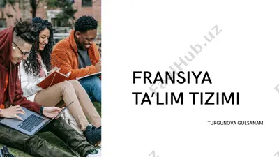 fransiya ta’lim tizimi — PPTX