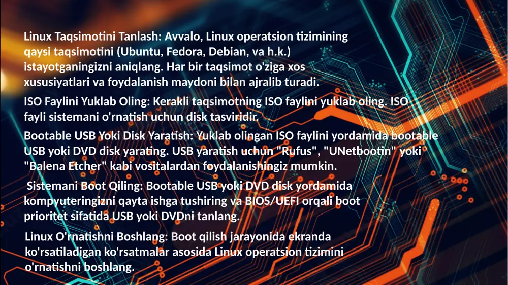 linux operatsion tizimi - Page 4