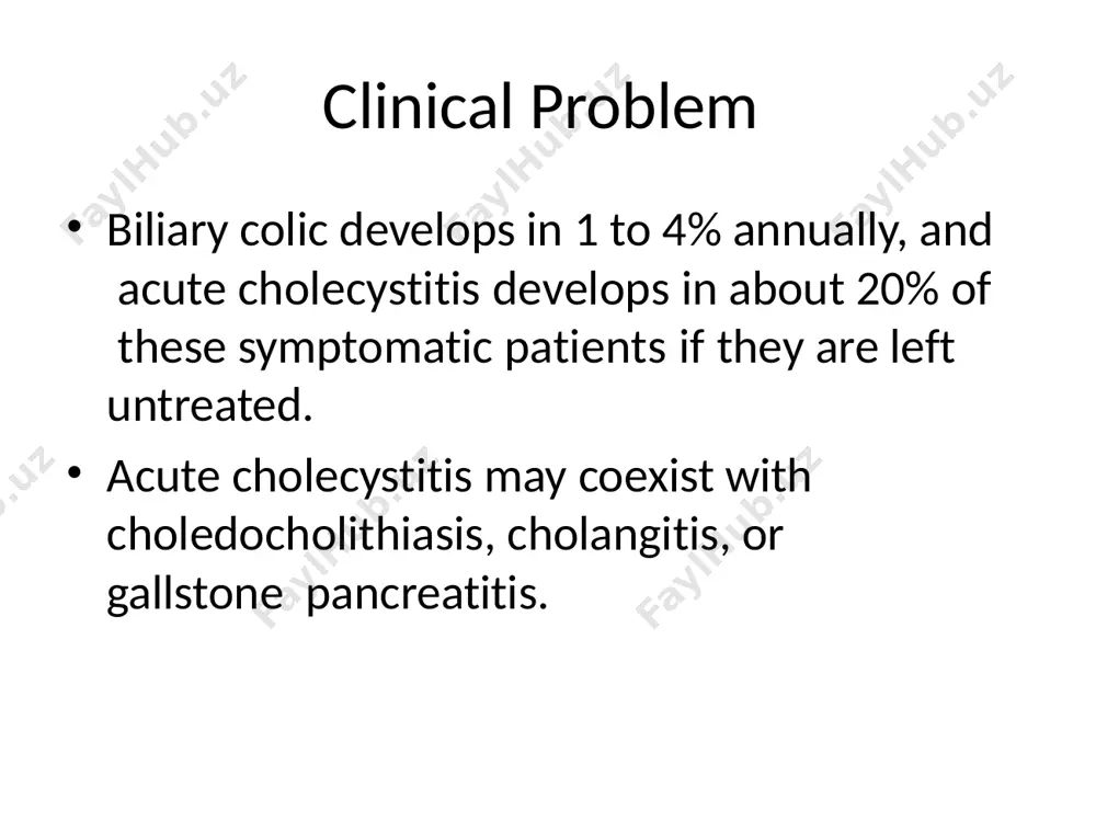 s cholecystitis is diagnosed radiologically by the concomitant presence of thickening of the gallbladder wall( >5 mm), peri-cholecystic fluid, or direct tenderness when the probe is pushed against the gallbladder (ultrasonographic murphy's sign). ultrasonographic images of three gallbladders. a normal, sonolucent gallbladder (panel a) is characterized by a thin wall and an absence of acoustic shadows. in a patient with symptomatic gallstones (panel b), the gallbladder contains small echogenic objects with posterior acoustic shadows that are typical of gallstones (arrow), with a normal wall thickness. in a patient with acute calculous cholecystitis (panel c), thickening is visible in the gallbladder wall (arrow), along with a large gallstone (arrowhead). imaging hepatobiliary scintigraphy involves intravenous injection oftechnetium-labeled analogues of iminodiacetic acid, which areexcreted into bile. the absence of gallbladder filling within60 minutes after the administration of tracer indicates obstructionof the cystic duct and has a sensitivity of 80 to 90% for acute …