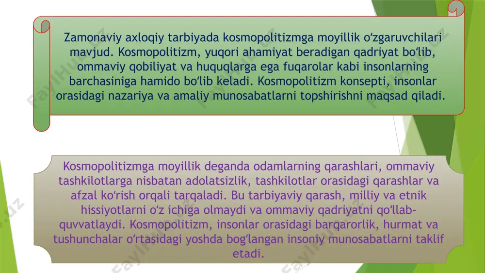 zamonaviy axloqiy tarbiyada kosmopolitizmga moyillik - Page 5