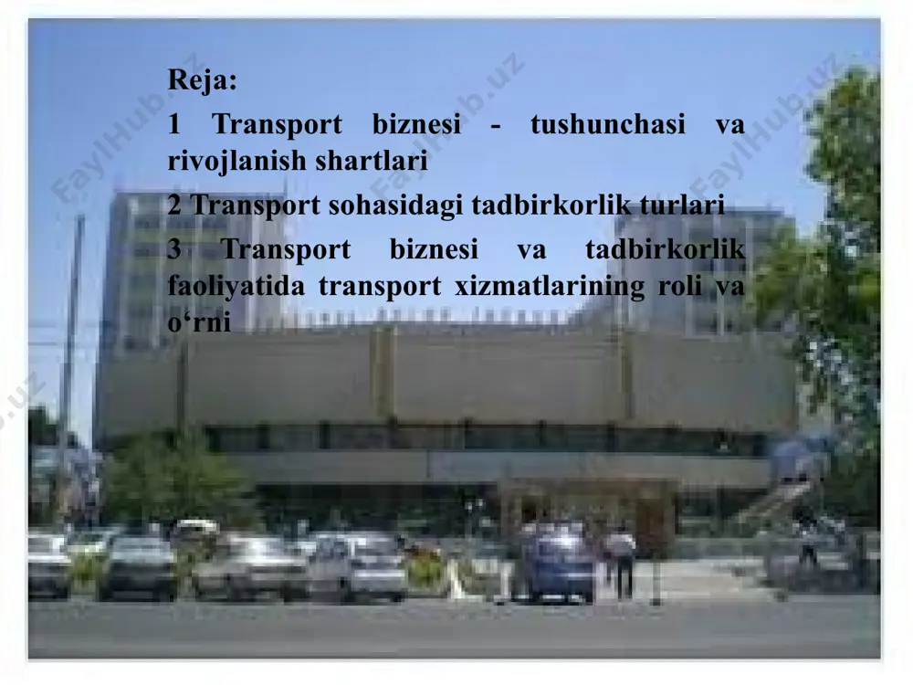 i bo’lgani holda, korxona olingan kredit mablag’ining ustamasi bilan o’z vaqtida qaytarish imkoniyatiga egadir. ushbu mablag’dan foydalanish natijasida o’z aylanma mablag’iga ega bo’ladi, xizmat ko’rsatish orqali axolining va turistlarningush bu xizmat turlariga bo’lgan talabi nisbatan qondiriladi . bu esa respublikamizda o’rta va kichik biznesni rivojlantirishda salmoqli xissa bo’ladi. ushbu loyihani amalga oshirilishi, loyiha tashabbuskori fikrini xayotga tatbiq etishga, xamda respublikamizda olib borilayotgan iqtisodiy isloxatlarga o‘z ulushini qo‘shishga imkon yaratiladi. e’tiboringiz uchun rahmat! image1.png image2.jpeg image3.jpeg image4.jpeg image5.png image6.jpg image7.png image8.jpeg /docprops/thumbnail.jpeg