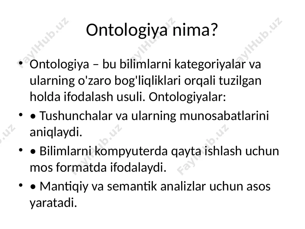 ontologiyaga asoslangan bilimlarni namoyish qilish usullari - Page 3