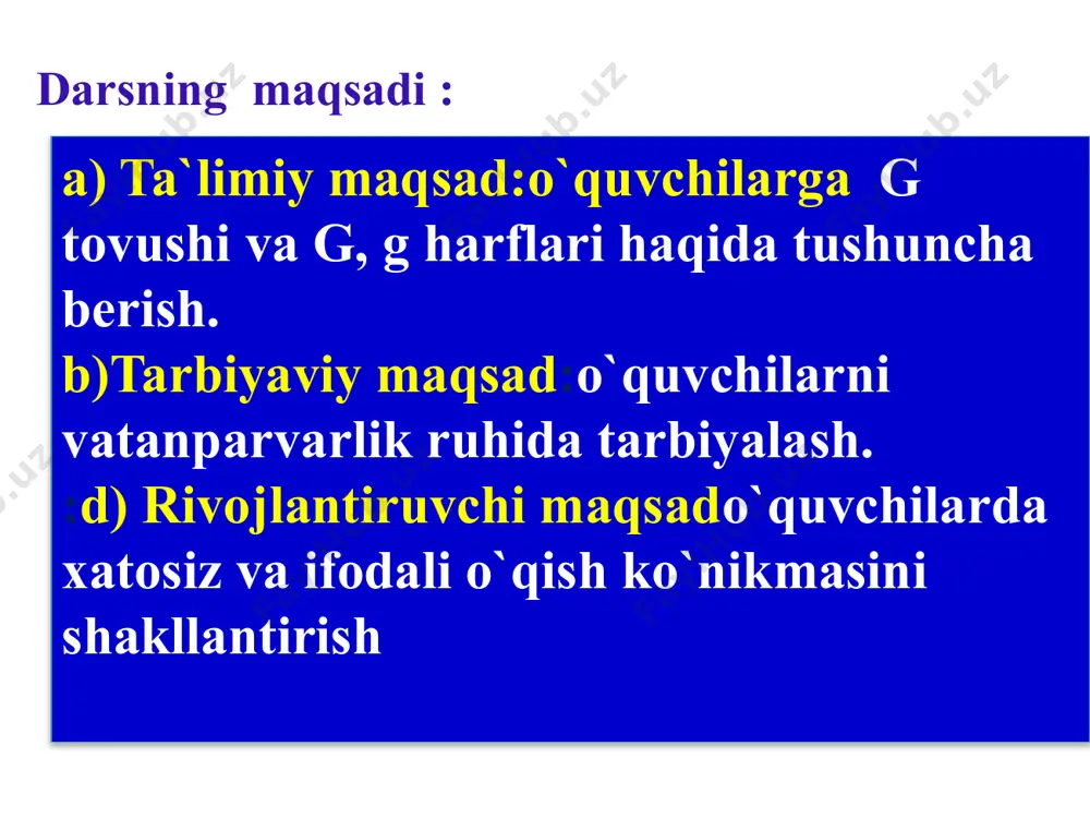 r o’zlariga tegishli xulosalar chiqarishadi. darsda faol qatnashgan o`quvchilar rag`batlantiriladi. image1.jpeg image2.png image3.jpeg image4.png image5.jpeg image6.jpeg image7.jpeg image8.png /docprops/thumbnail.jpeg
