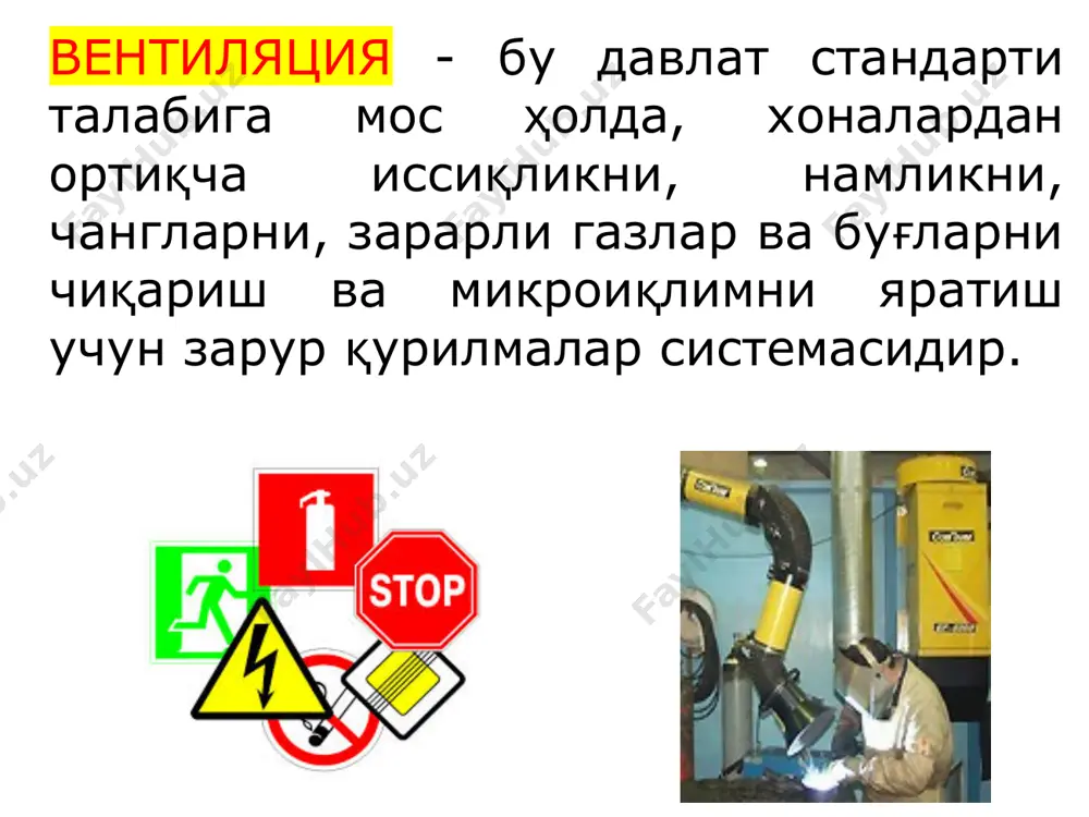 "transport korxonalarida ventilyatsiya, isitish va konditsionlash" - Page 5